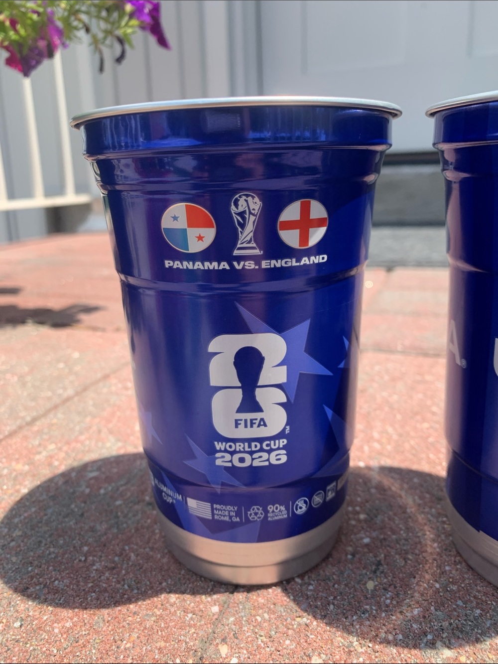 🆕- WORLD CUP Michelob Ultra Cups (Set of 4) 🇵🇦 PANAMA VS. ENGLAND 🏴 - Picture 3 of 5